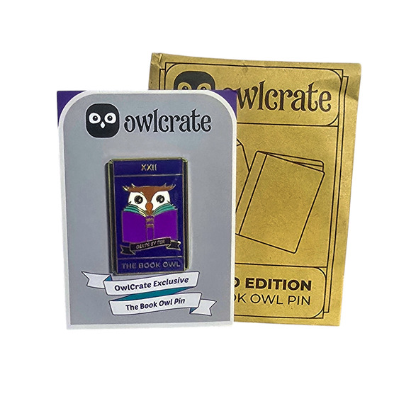 Owlcrate New Limited Edition The Book Owl enamel pin - Picture 1 of 6